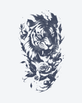 Tatouage temporaire Tigre Sauvage 11x18cm - SimpleTatt