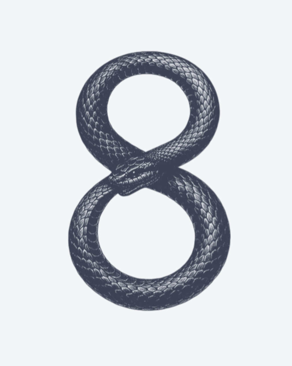 Tatouage temporaire Ouroboros Infini 11x18cm - SimpleTatt