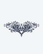 Tatouage temporaire Ornement Majestueux 18x11cm - SimpleTatt