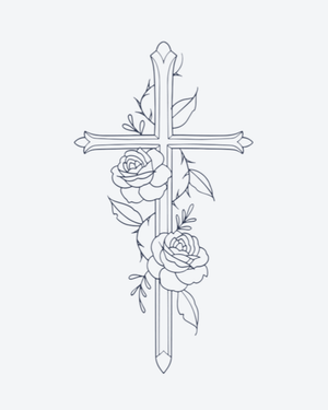 Floral Cross