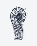 Tatouage temporaire Courbe Ancestrale 11x18cm - SimpleTatt