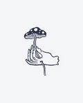 Tatouage temporaire Cueillette de champignons 4x5cm - SimpleTatt