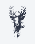 Tatouage temporaire Esprit du Cerf 13x20cm - SimpleTatt