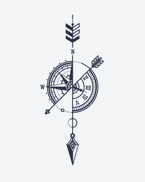 Compass arrow