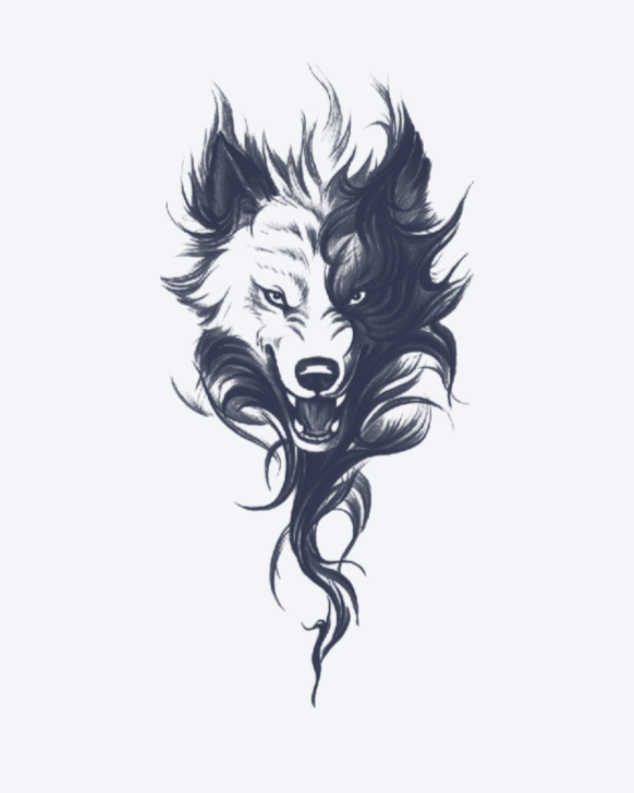 Tatouage temporaire Esprit Alpha 13x20cm - SimpleTatt