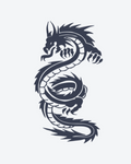 Tatouage temporaire Dragon Sombre 13x20cm - SimpleTatt