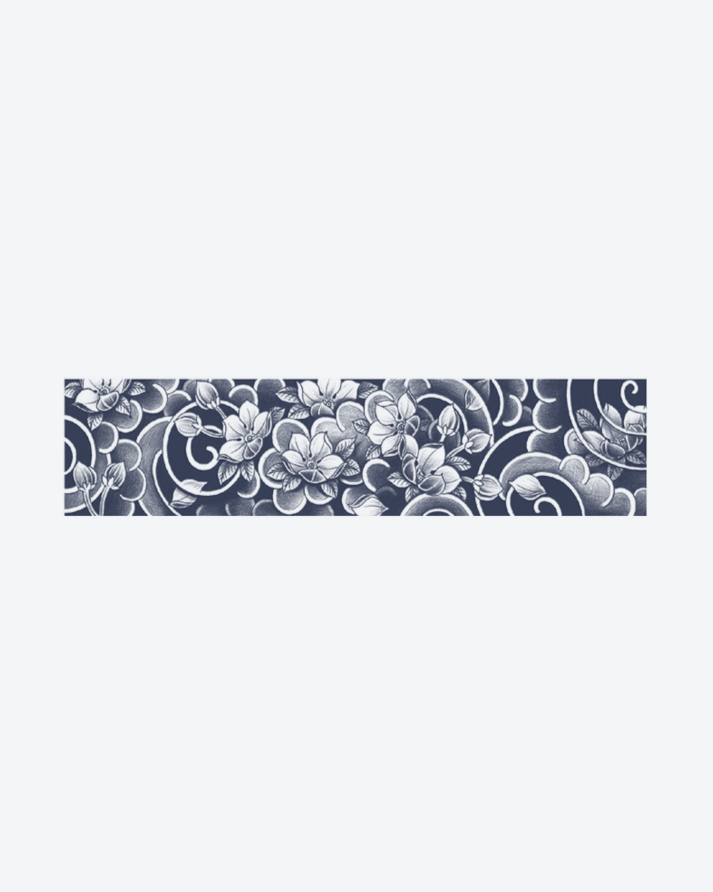 Tatouage temporaire Bracelet Floral Japonais 11x18cm - SimpleTatt