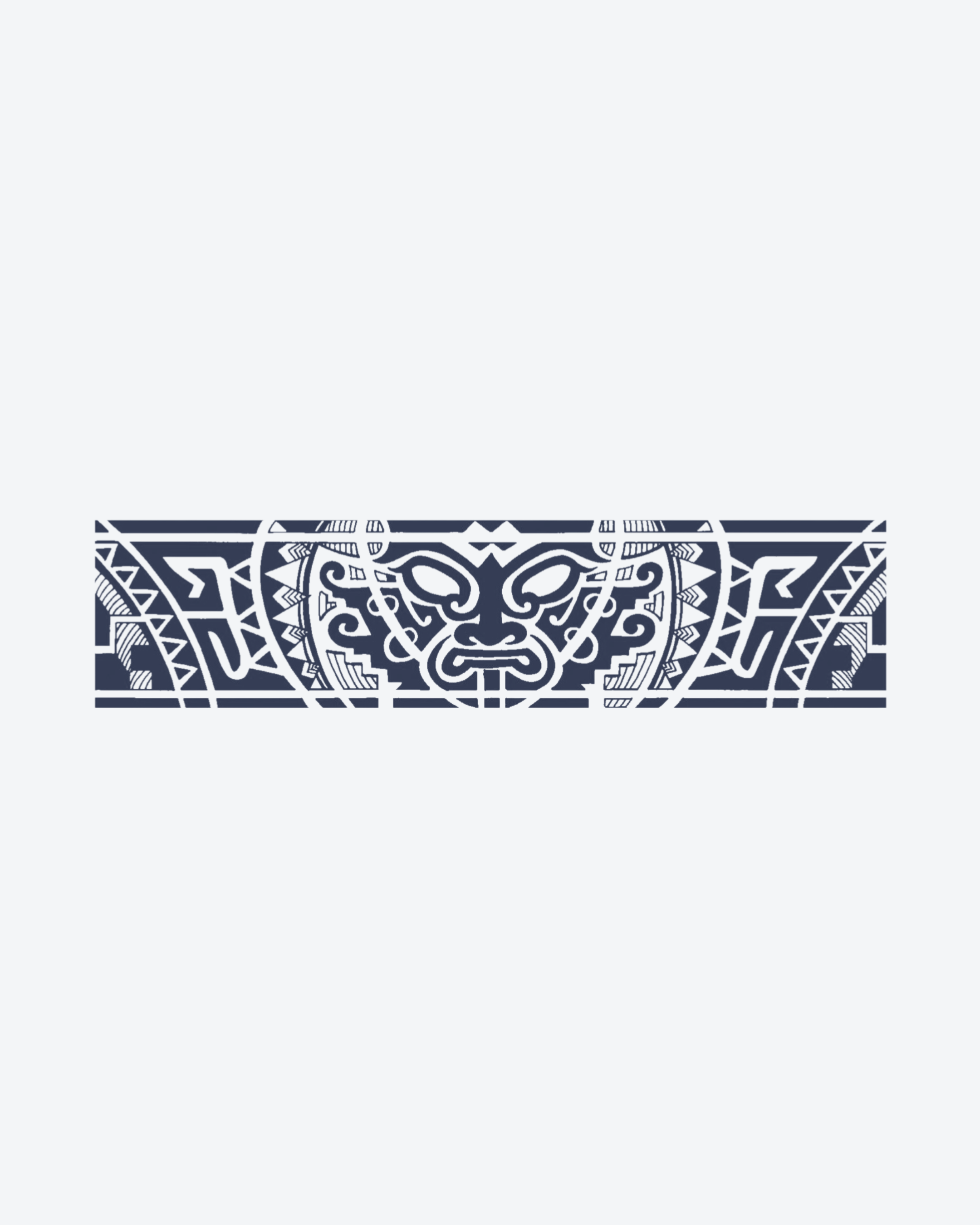 Tatouage temporaire Bracelet Guerrier 24x6cm - SimpleTatt