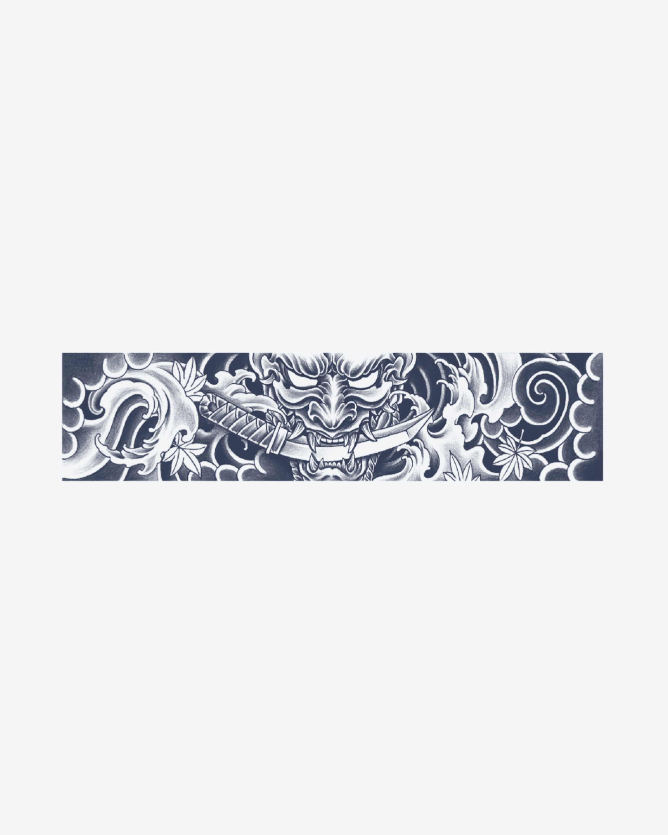 Tatouage temporaire Bracelet Dragon Feu 24x6cm - SimpleTatt