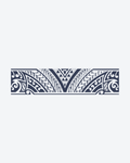 Tatouage temporaire Bracelet Tribal Courbé 24x6cm - SimpleTatt