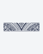 Tatouage temporaire Bracelet Tribal Courbé 24x6cm - SimpleTatt