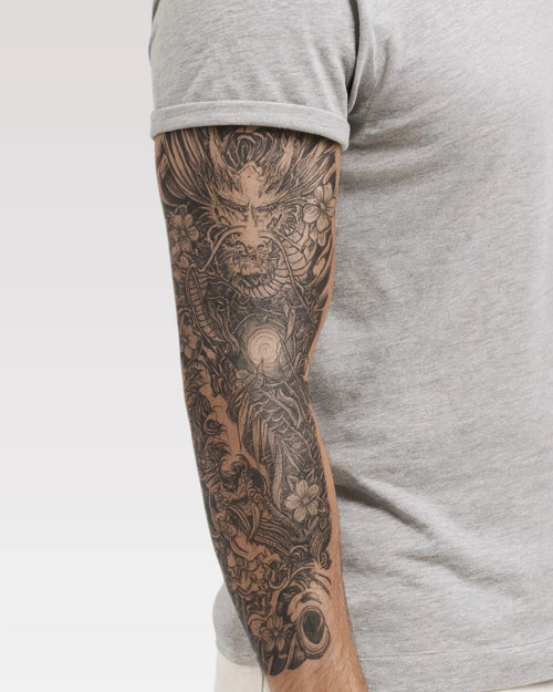 Tatouage temporaire Dragon Japonais 17x48cm - SimpleTatt