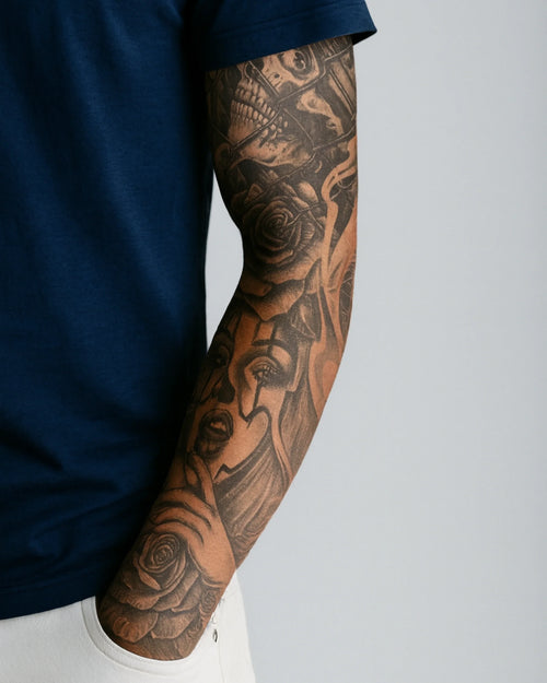 Tatouage temporaire Reine martyr 17x48cm - SimpleTatt