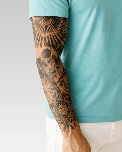 Tatouage temporaire Vision mortelle 17x48cm - SimpleTatt