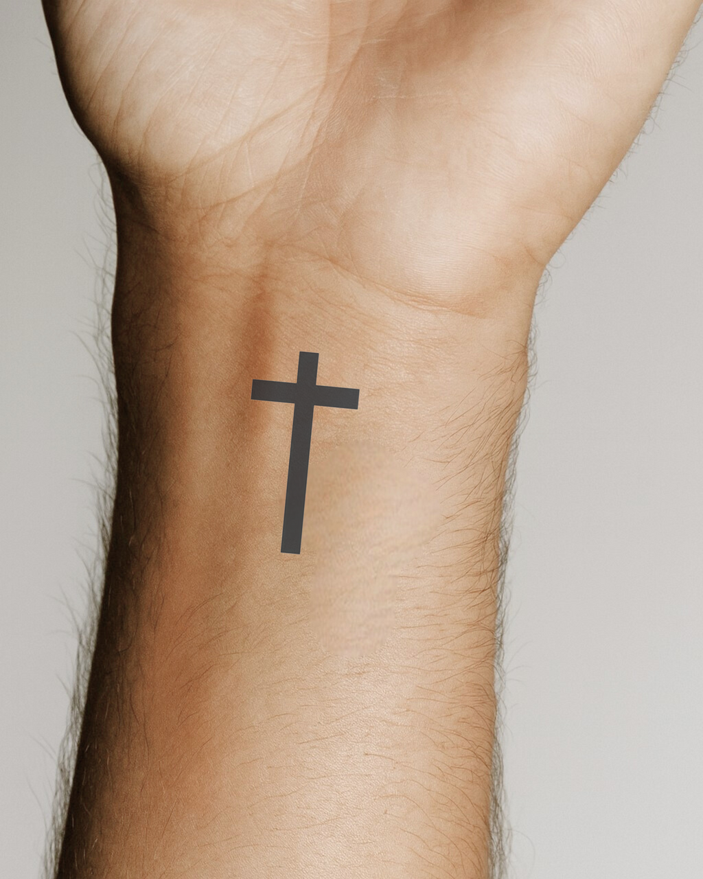 Tatouage temporaire Croix simple 4x5cm - SimpleTatt