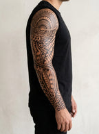 Tatouage Force tribale appliqué sur bras