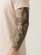 Tatouage L'Esprit des Bois appliqué sur bras