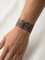Tatouage Bracelet Guerrier appliqué sur poignet