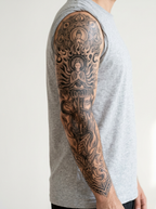 Tatouage L'œil de Sagesse appliqué sur bras