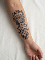 Tatouage Étoile Intérieure appliqué sur avant-bras