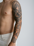 Tatouage Reine martyr appliqué sur bras