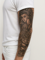 Tatouage Légende Amérindienne appliqué sur bras
