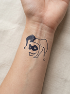 Tatouage Le Joker appliqué sur poignet